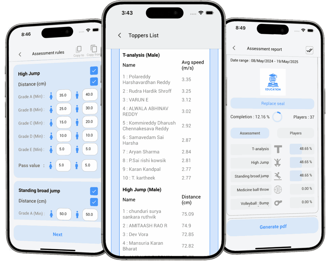 School PE Platform Mockup